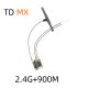FrSky 2.4G 900M Tandem Dual-Band Receiver TD MX Receiver
