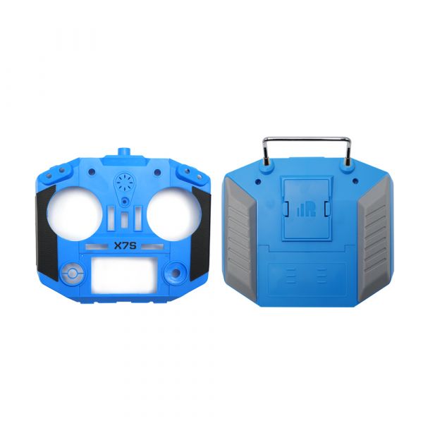 FrSky 2.4GHz Taranis Q X7S ACCESS Shell Blue & Carbon Fiber Color