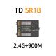 FrSky 2.4G 900M Tandem Dual-Band Receiver TD SR18 Receiver with 18CH Ports
