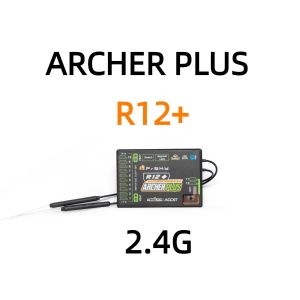 FrSky ARCHER PLUS R12+, 12 configurable channel ports*, each channel port can be assigned as PWM, SBUS, FBUS, or S.Port. 