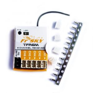 FrSky TFR6M 2.4Ghz 6CH Micro Receiver FASST Compatible